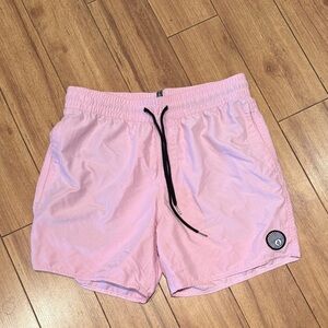 Volcom Light Pink Athletic Men's Shorts Size S
